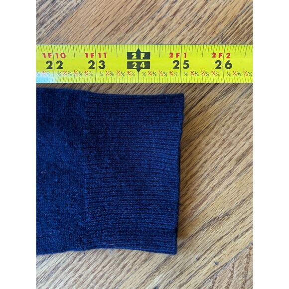 THE MEN'S STORE Bloomingdale’s Blue 100% Cashmere 1/4 Zip Sweater   Mens Size M - Picture 6 of 6